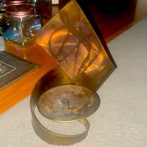 Copper candle holder. Artisan made